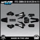 Graphics Kit for COBRA CX50 JR 2014-2021 FH Series - Smoke