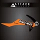 Attack Graphics Renegade Radiator Shroud Decal KTM Orange For KTM 250 SX-F 2016