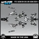 Graphics Kit for Suzuki DR-Z4S DR-Z4SM DRZ4SM 2025 2026 Shatter-WHITE