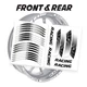 GP18 Wheel Rim Sticker Set For Suzuki SV650 S TL 1000 R / S SV 650X
