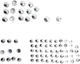 Drag specialties chrome standard bolt cover kit fits Harley 07-08 touring FL