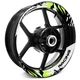 For Kawasaki Ninja 650R 06-24 23 22 Wheel Inner Rim Stickers 17 inch S05W Green