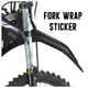 For Honda CRF450RL CRF300L RALLY CRF450L Fork Wrap Sticker TT006