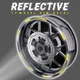 Comb Reflective Wheel Rim Stickers For Yamaha YZF 600R Thundercat 96-07 06 05 04