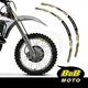 Camo Brown Dirt Bike Rim Wraps Sticker For Suzuki DR 200S 2015-2020 18 19 20