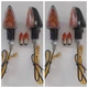 4 Short Carbon Arrows 62x31 Bulbs for Honda XR Dall'Ara 250 SM/400 R A.E
