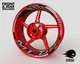 Wheel Stickers for Yamaha MT-09 MT09 Rim Tape Motorcycle Decals Graphics 17"