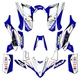 2017-2021 YFZ 50 13 FLY Blue Senge Graphics Kit Compatible with Yamaha