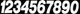 QTY 2 | Dirt Digits Super Competition Stick-On 5in. White 0 09-6040 1512350