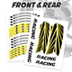 TTIN 17'' Rim Wheel Stickers Decal Kit For Suzuki Bandit GSF 1250 07-18 17 16 15