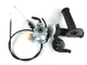 Carburetor & Twist Handle Grip & Throttle Cable For Honda CRF50F 2004-2009