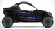 Can Am X3 Maverick 2 Door Design Graphic Kit Wraps Decals Off Road 4x4 Blue Line