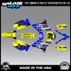 Graphics Kit for Yamaha YZ250 YZ125 (2002-2014) UFO PLASTICS Factory - Yellow