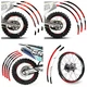 Front Rear Wheel Sticker For Honda CRF230F CRF230L CRF250F CRF250L CRF 250X 450X