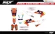 Fit KTM XCW XCFW EXC EXCF 2020 to 2023 & 2019 to 2022 SX SXF XC XCF graphic kit