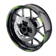 For Yamaha MT03 18 19 20 17 inch Wheel Sticker Green LINE2