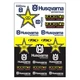 Factory Effex 22-68632 Husqvarna Racing Style Sticker Sheet