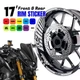 AA02 17 inch Wheel Rim Sticker Stripe For Ducati Monster 600 97-01 98 99 00