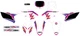 D'Cor Visuals Yamaha YZ Retro Graphic Kit-YZ 250F-2024-2026 - Motocross Dirt Bik