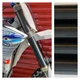 Fork Skins Guards Cover 3D Black Brushed Aluminum Stickers KTM 250 150 125 85 SX