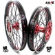 KKE 21/19 CNC Wheels Rims Set for Honda XR400R 1996-2004 XR600R 1991-2000 Red