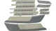 FITS CHEVY 350 PERFORMANCE DECAL KIT 23366942 - NEW OEM