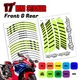AA02 17 inch Wheel Rim Sticker Stripe For Kawasaki ZX10R Ninja ZX1000 04-20