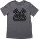MOOSE OFFROAD Youth Agroid Shadow T-Shirt Gray Medium 30323497