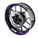 For Suzuki GSXR 125 17-20 19 18 Rim Sticker Inner Letter Decals 17" Purple