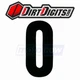 Dirt Digits XT63W-0 Extreme Digit Competition Stick-On Numbers for Graphics sr