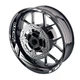 White 17 inch Wheel Sticker Decal AX2 For Aprilia MANA 850 07-18 17 16 15 14 13