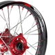 For KAWASAKI KLX 400 00-16 15 14 Wheel Stickers Rim 21" 18" Dirt Bike R02B Red