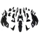Injection Fairing Kit Plastic ABS fit For Yamaha MT-07 FZ-07 2012-2017 #110