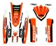 Factory Effex Trim Fenders Swingarms Graphics KTM SX SXF XC XCF 125 - 450 23-25
