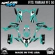 Graphics Kit for Yamaha YFZ 50 YFZ50 (All Years) Speed Series - Teal
