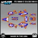 Graphics Kit for Yamaha YZ250 YZ125 (1996-2001) YZ 250 YZ 125 Lethal - Orange