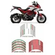 For DUCATI MULTISTRADA 1100/S 1200/S/E 1260 960 RIM STRIPES WHEEL DECALS TAPE