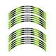 Green RUSH1 Wheel Sticker 17 inch Rim For Suzuki Bandit GSF 1250 14 15 16 17 18