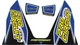 Pro Circuit TI-6 Exhaust Muffler Silencer Replacement Blue Stickers DC22TI6-DB