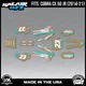 Graphics Kit for COBRA CX50 JR 2014-2021 FH Series - Teal