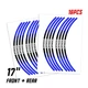 Blue P03B PVC Remoaveble Sticker For Suzuki SV 650X 2019-2020
