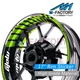 White Racing MOTO Wheel Decal Stickers For Suzuki Bandit GSF 1250 2007-2018