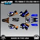 Graphics Kit for Yamaha YZ250 YZ125 (1996-2001) YZ 250 YZ 125 Division - Orange