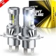 AUXITO H4 9003 HB2 LED Headlight Bulbs Kit High Low Dual Beam 50W 500000LM 6500K