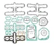 Athena Complete Gasket Kit w/o Oil Seals (P400250850551)
