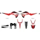 Dcor 20-10-444 COR 9 fits HON Complete Graphics Kit - White