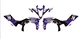 Fits Yamaha YFZ 450R 450X 09-13 graphic decal kit stickers 450r 2009 to 2013