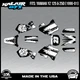 Graphics Kit for Yamaha YZ250 YZ125 (1996-2001) YZ 250 YZ 125 Splash - White
