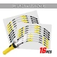 Yellow 17" Rim Reflective Wheel Stickers SH26 For Honda CBR650F 14 15 16 17 18