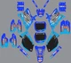Blue Graphics for Yamaha YZ 125 250 YZ250 YZ125 2002-2014 Decals